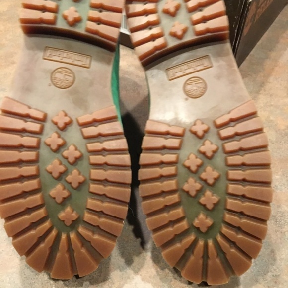 Timberland Boots NWT Limited Edition KELLY GREEN Women’s 8.5/Juniors 7/E… - Picture 6 of 7